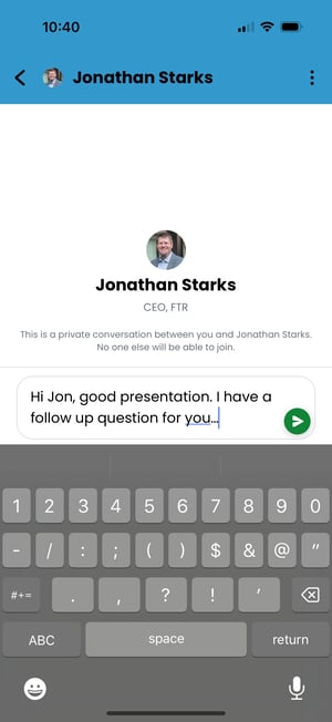 Connect via App