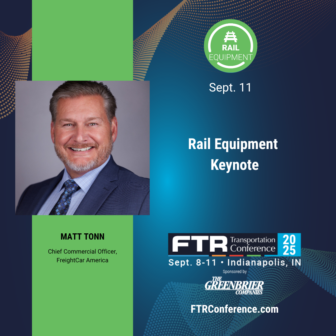 Rail Equipment Keynote with Matthew Tonn