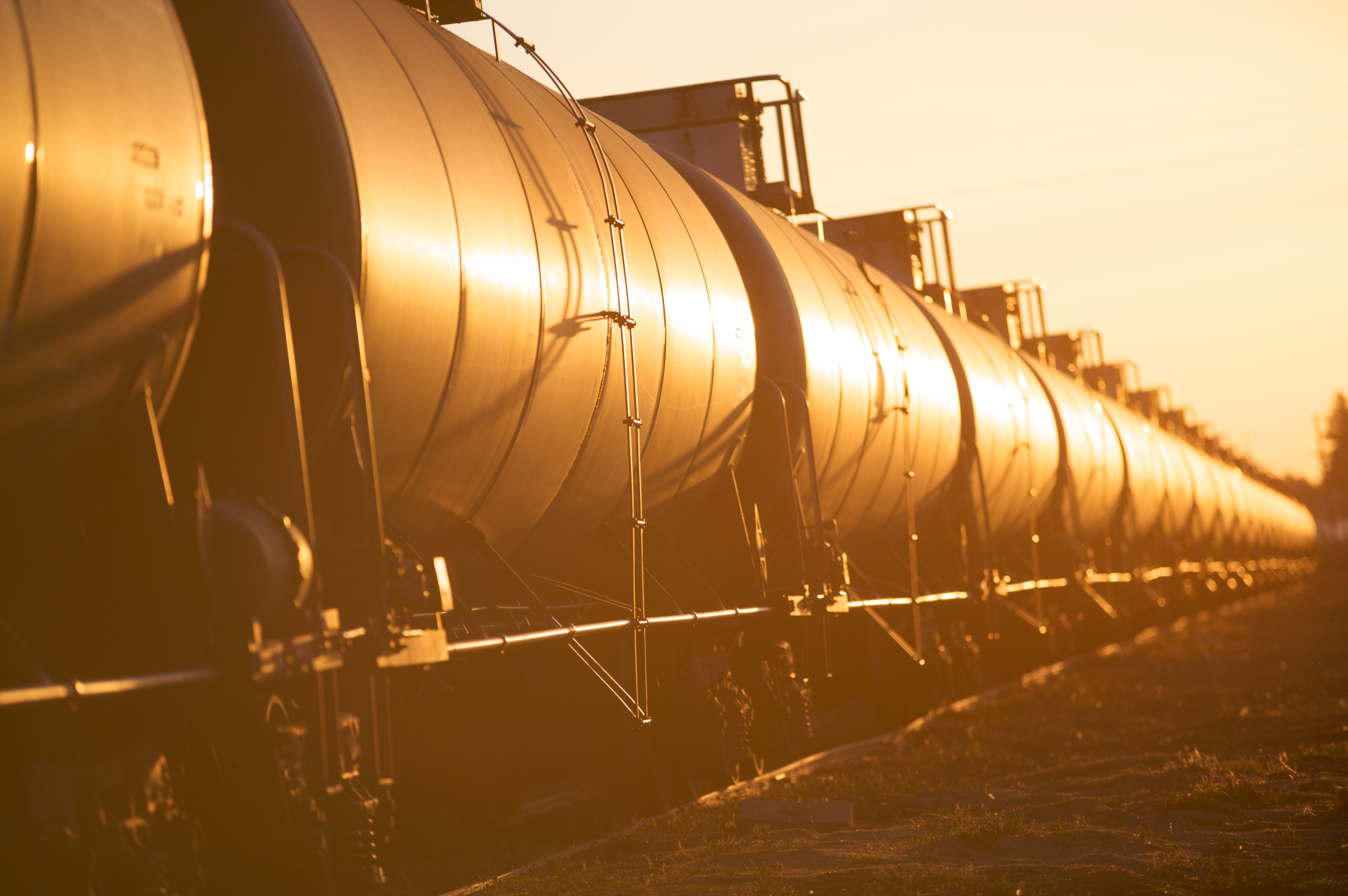 Tank Car Sunset